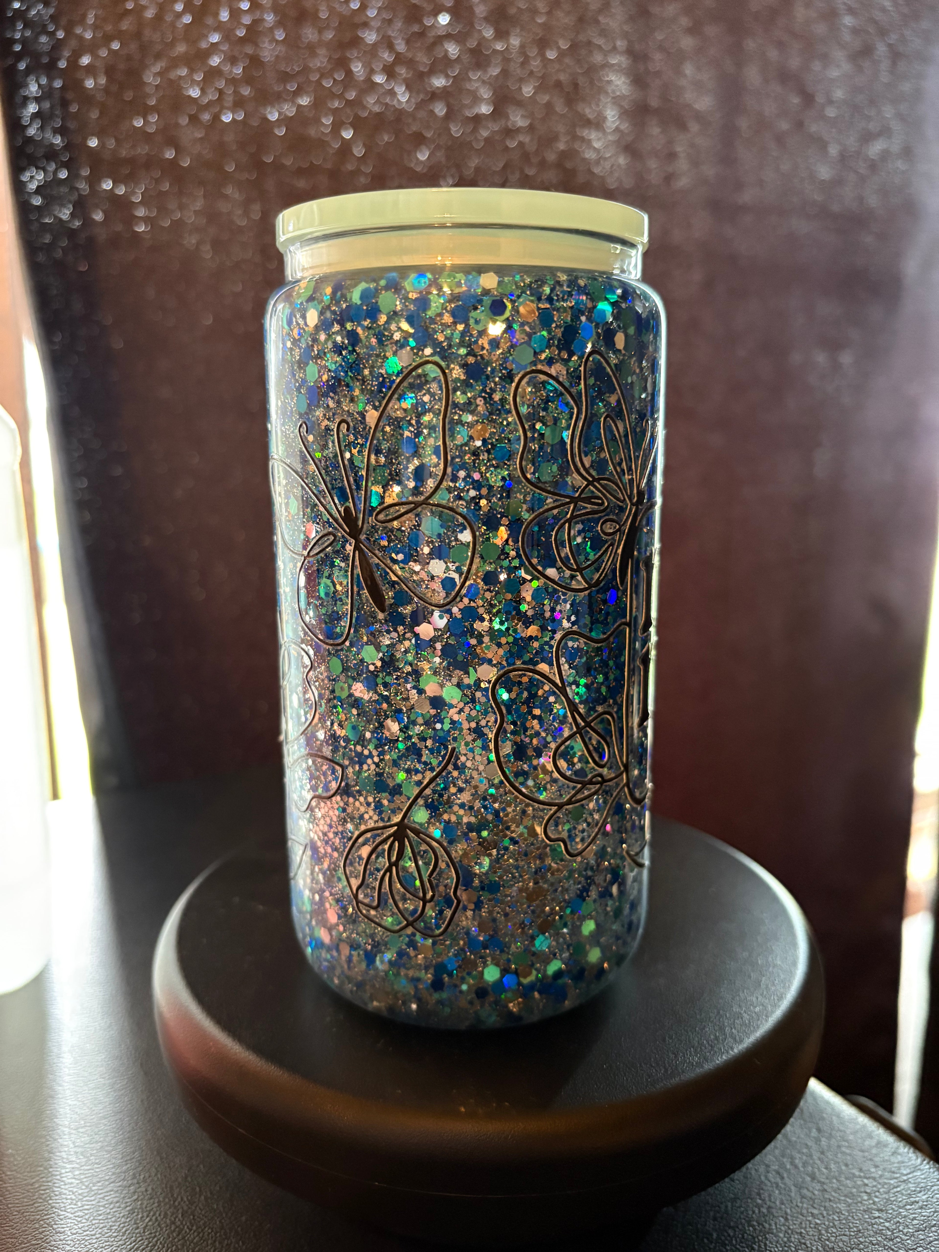 Pre made mama snowglobe cup