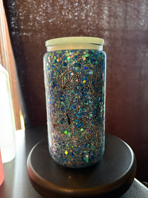Pre made mama snowglobe cup